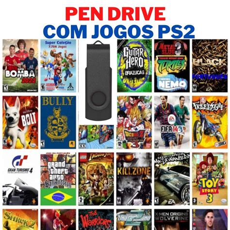 pen drive jogos PS2